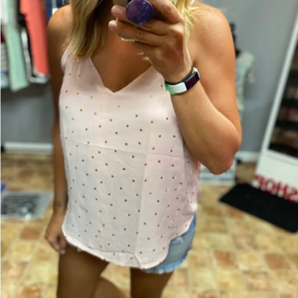 BOUTIQUE Dot Print Cami Tank NEW!